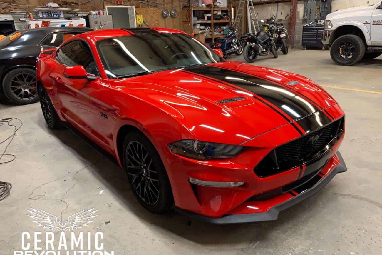 red mustang
